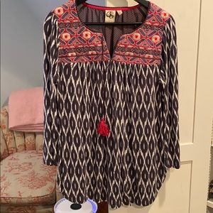 Anthropologie embroidered top